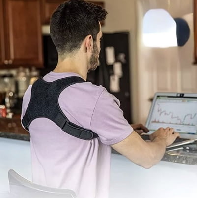 back pain while working from home 6 (melede posture corrector)