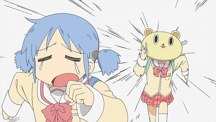 best anime to watch in the background while working 4 (Nichijou)